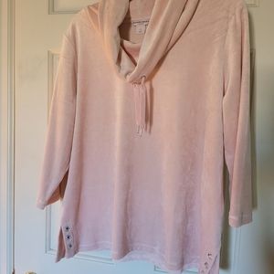 Alison Daley Super Soft Velvety ,Cowl Neck 3/14 Sleeves